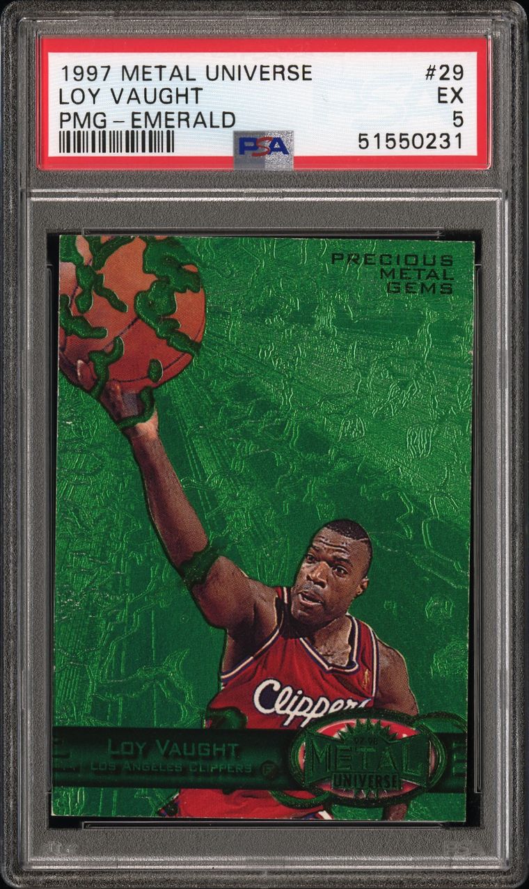 Basketball - 1997-98 Metal Universe Precious Metal Gems Green: Nat 