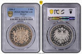 1906-J 5 Mk J-60 PR67DCAM
