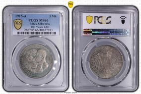 1915-A 3 Mk 100 Years J-88 MS66