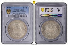 1908 5 Mk Jena University J-161 MS66