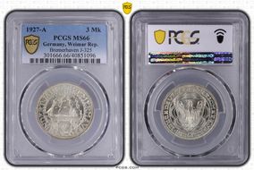 1927-A 3 Mk Bremerhaven J-325 MS66