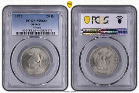 1973 20 Dr Athena  KM-112 MS66+ 
