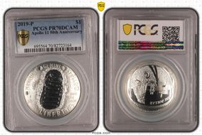 2019-P $1 Apollo 11 50th Anniversary PR70DCAM