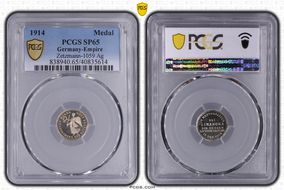 1914 Medal  Zetzmann-1059 Ag SP65