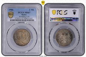 1906 2 Mk Wedding J-34 MS67