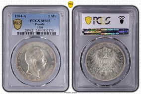 1904-A 5 Mk J-104 MS65