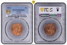 1914 5C Gad-165 F-119 MS66RD