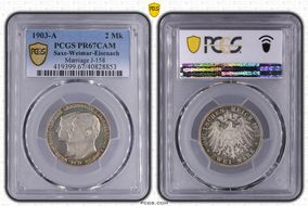 1903-A 2 Mk Marriage J-158 PR67CAM