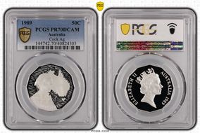 1989 50C Cook Ag PR70DCAM