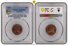 1967 2C MS64RB