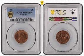 1967 2C MS65RD