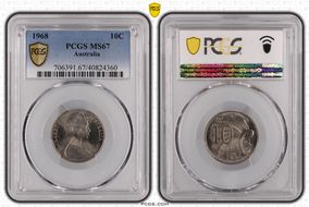 1968 10C MS67