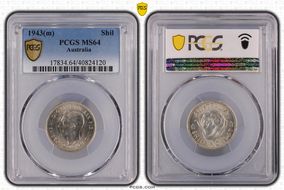 1943(m) Shil MS64
