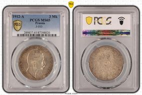 1912-A 3 Mk J-103 MS65