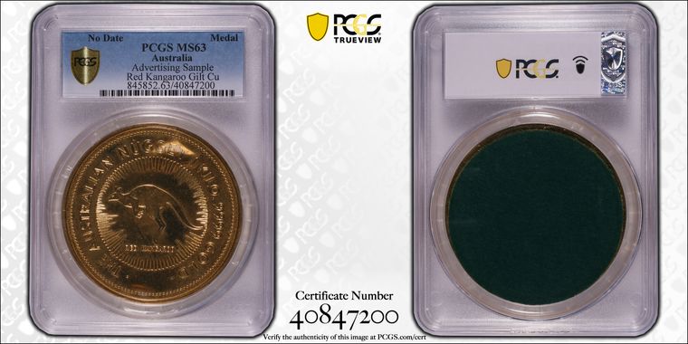 Cert 40847200 - Coin Image