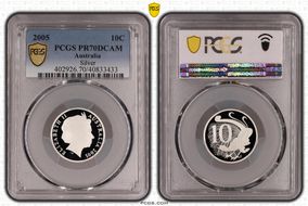 2005 10C Silver PR70DCAM