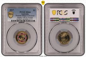 2017 $2 Possum Magic Colorized Hush's Tail is Visible MS66