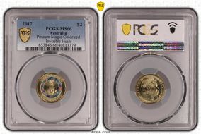 2017 $2 Possum Magic Colorized Invisible Hush MS66