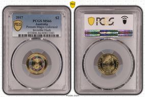 2017 $2 Possum Magic Colorized Invisible Hush MS66