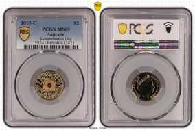 2015-C $2 Remembrance Day In Flanders Fields Colorized MS69