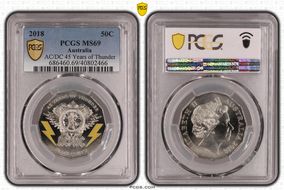 2018 50C AC/DC 45 Years of Thunder MS69