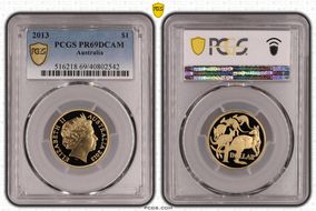 2013 $1 PR69DCAM
