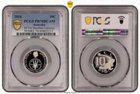 2016 10C 50 Yrs Decimal Currency PR70DCAM