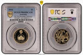 2016 $1 50 Yrs Decimal Currency PR69DCAM