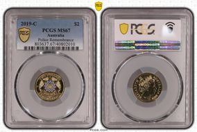 2019-C $2 Police Remembrance Colorized MS67