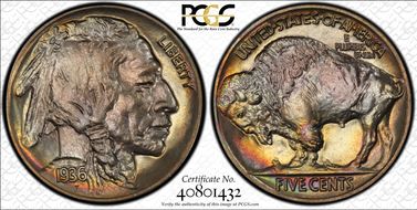 1936 5C Satin PR68+ 