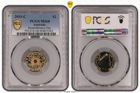 2015-C $2 Remembrance Day In Flanders Fields Colorized MS68