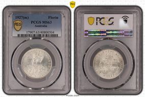 1927(m) Florin MS63