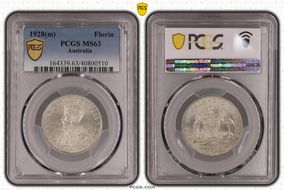 1928(m) Florin MS63