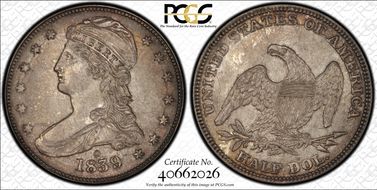 1839-O 50C MS64