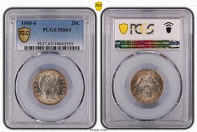 1900-S 25C MS63