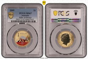 2009 $1 Bilby Al-Bronze MS67