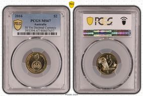2016 $2 50 Yrs Decimal Currency MS67