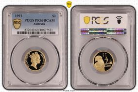 1991 $2 PR69DCAM