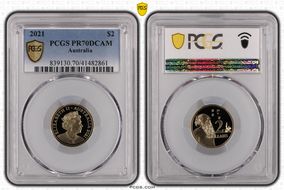 2021 $2 PR70DCAM