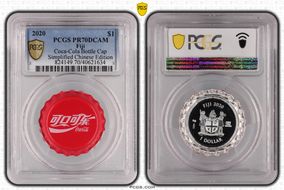 2020 $1 Coca-Cola Bottle Cap Simplified Chinese Edition PR70DCAM