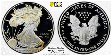2005-W $1 Silver Eagle  First Strike PR69DCAM