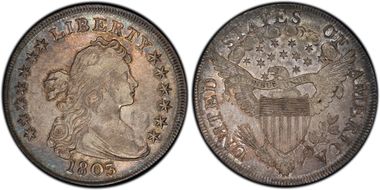 1803 $1 BB-255 XF40