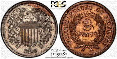 1870 2C J-793 PR62