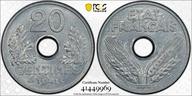 1941 20C Gad-321 F-153 MS65