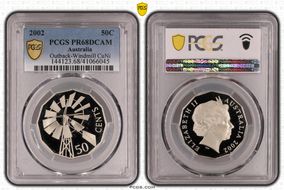 2012 50C Coat of Arms Selective Gilt PR69DCAM