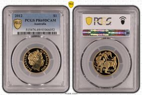2012 $1 PR69DCAM