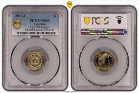 2017-C $2 Lest We Forget Colorized MS69