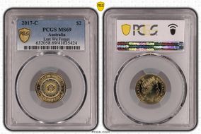 2017-C $2 Lest We Forget Colorized MS69