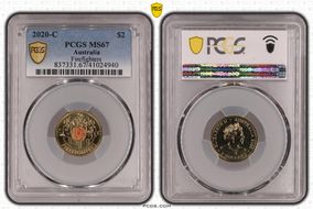 2020-C $2 Firefighters Colorized MS67