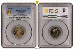 2020-C $2 Firefighters Colorized MS67